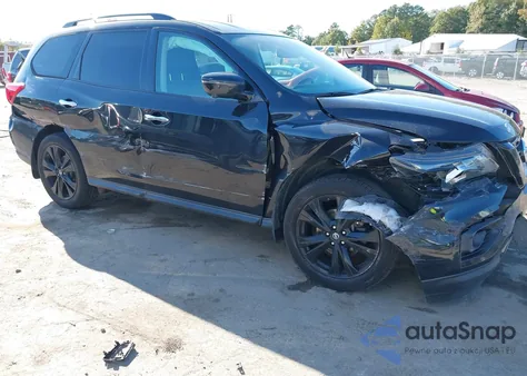 2018 Nissan Pathfinder Sl из США, поврежденный, VIN 5N1DR2MM7JC637981